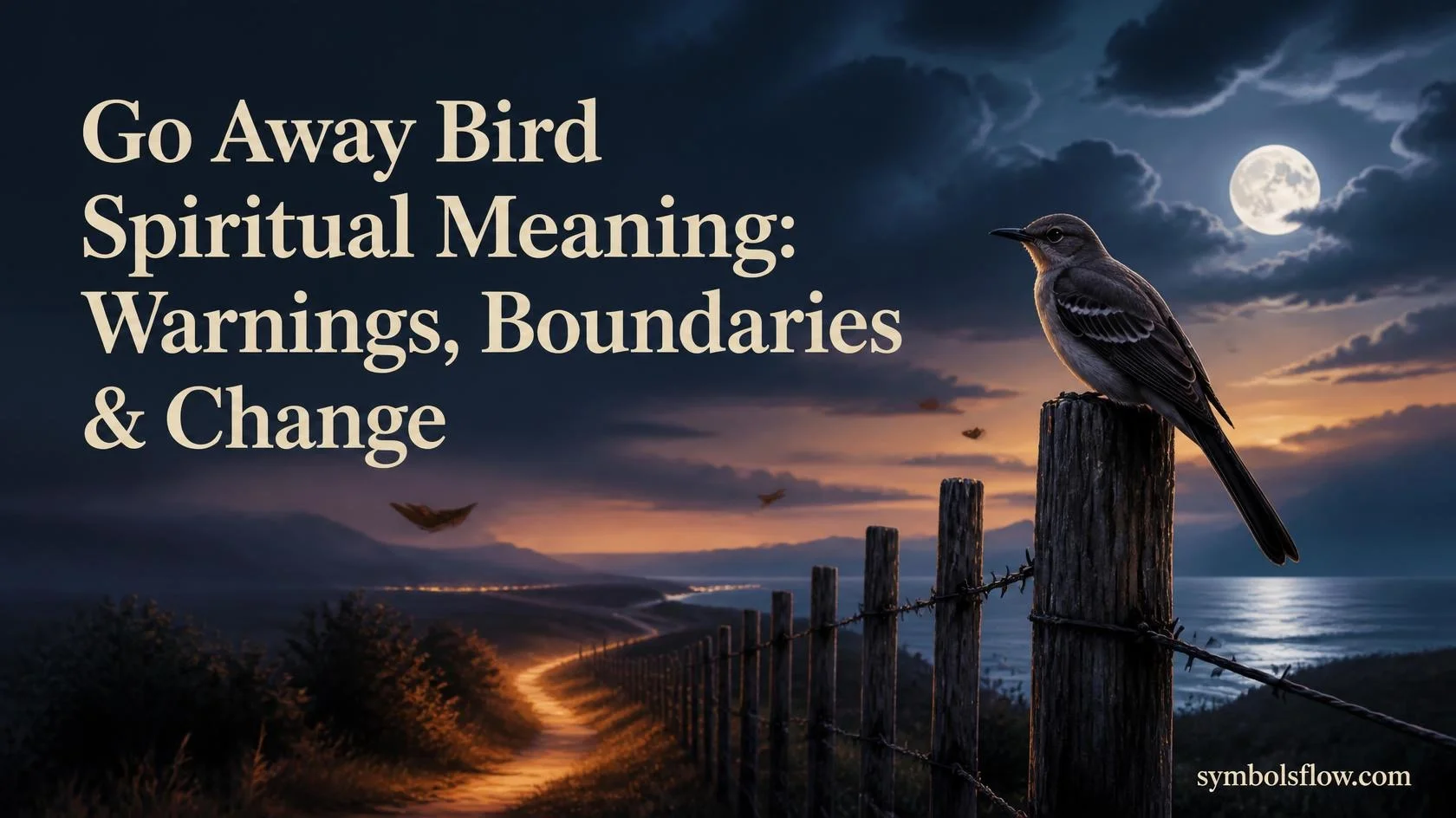 Go Away Bird Spiritual Meaning: Warnings, Boundaries & Change