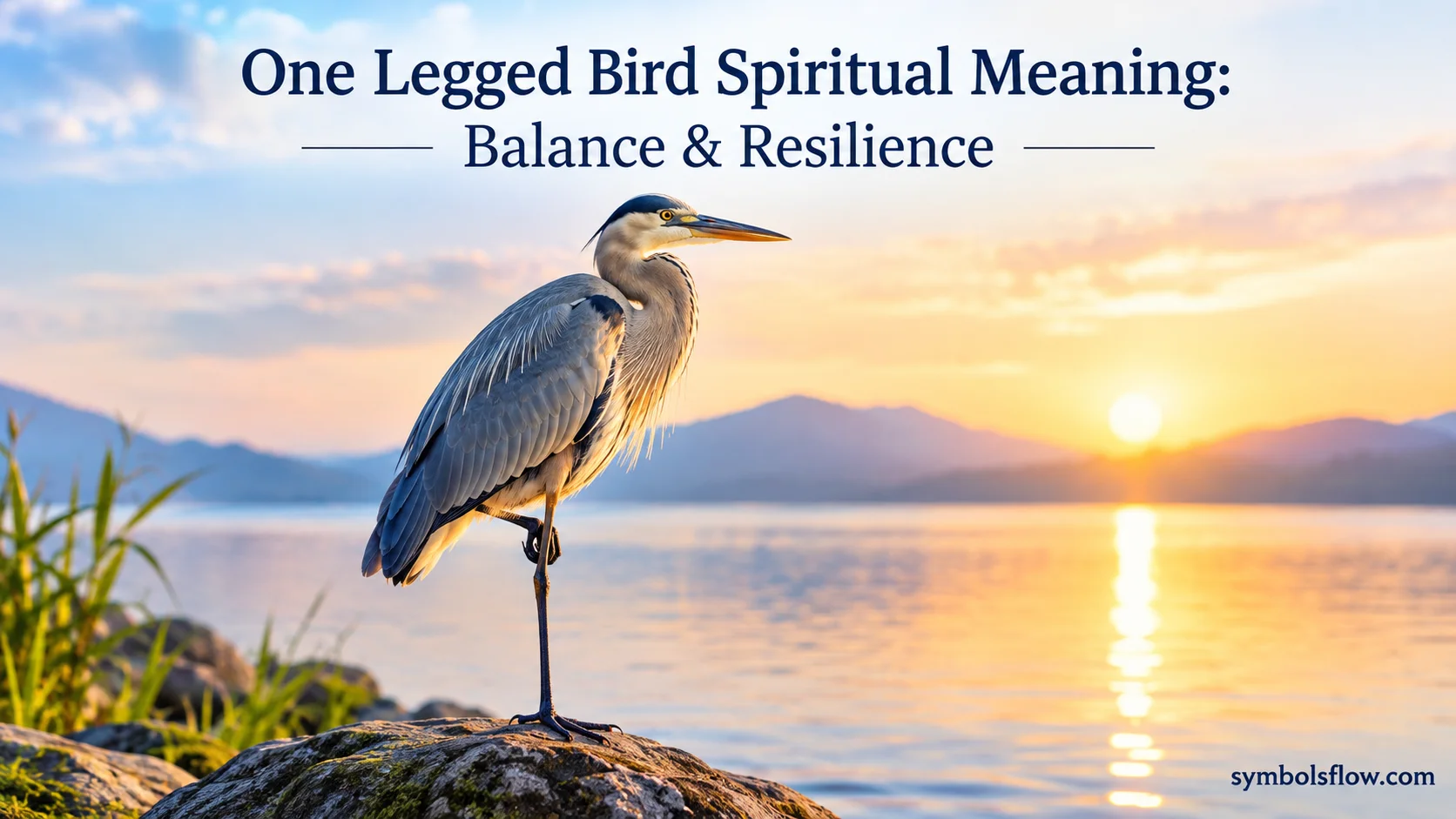 One Legged Bird Spiritual Meaning: Balance & Resilience