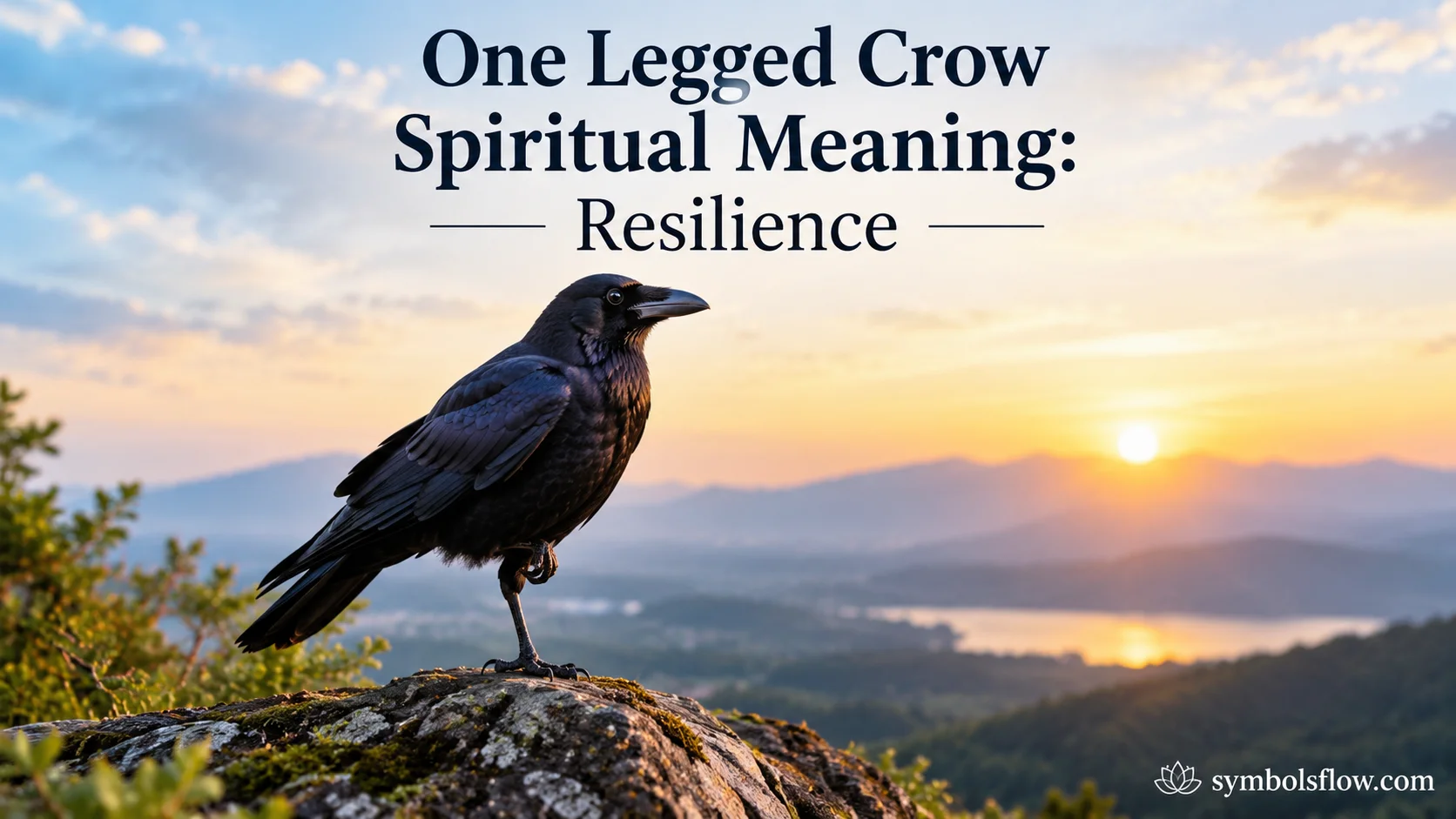 One Legged Crow Spiritual Meaning: Resilience
