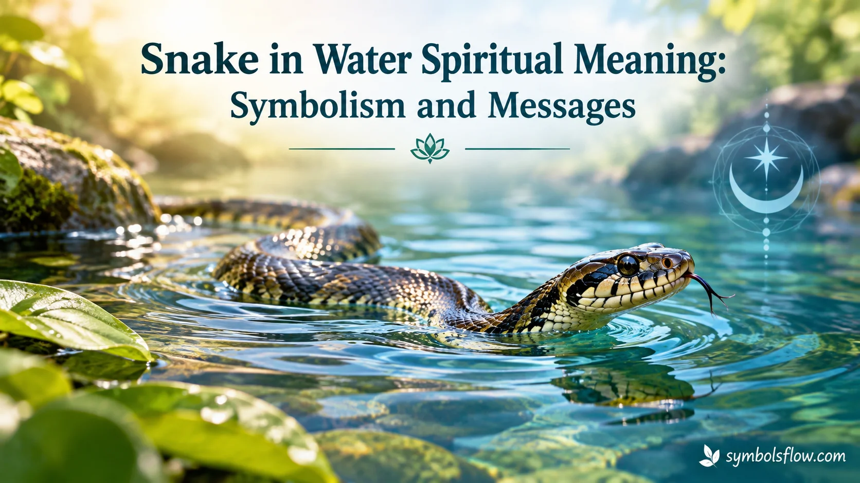 Snake in Water Spiritual Meaning