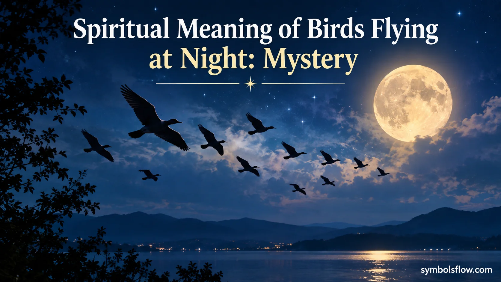 Spiritual Meaning of Birds Flying at Night: Mystery