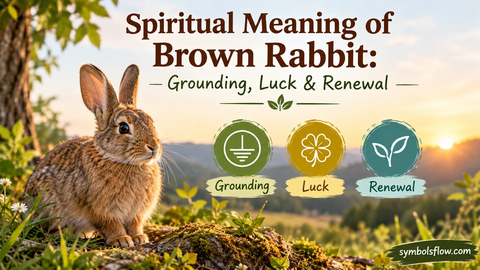 Spiritual Meaning of Brown Rabbit: Grounding, Luck & Renewal