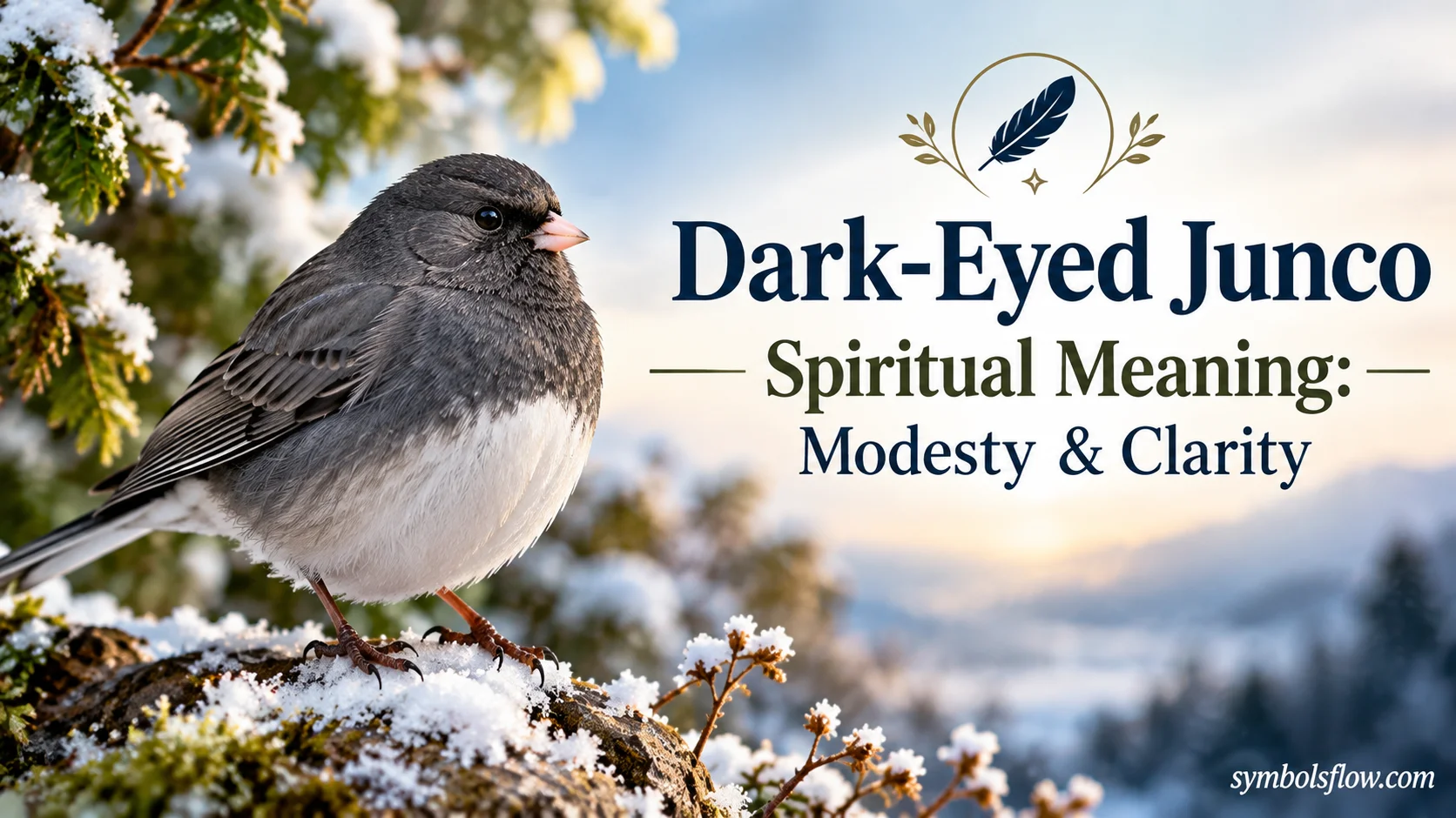 Dark-Eyed Junco Spiritual Meaning: Modesty & Clarity