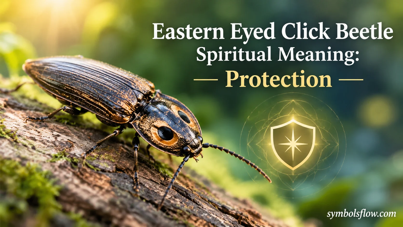 Eastern Eyed Click Beetle Spiritual Meaning: Protection