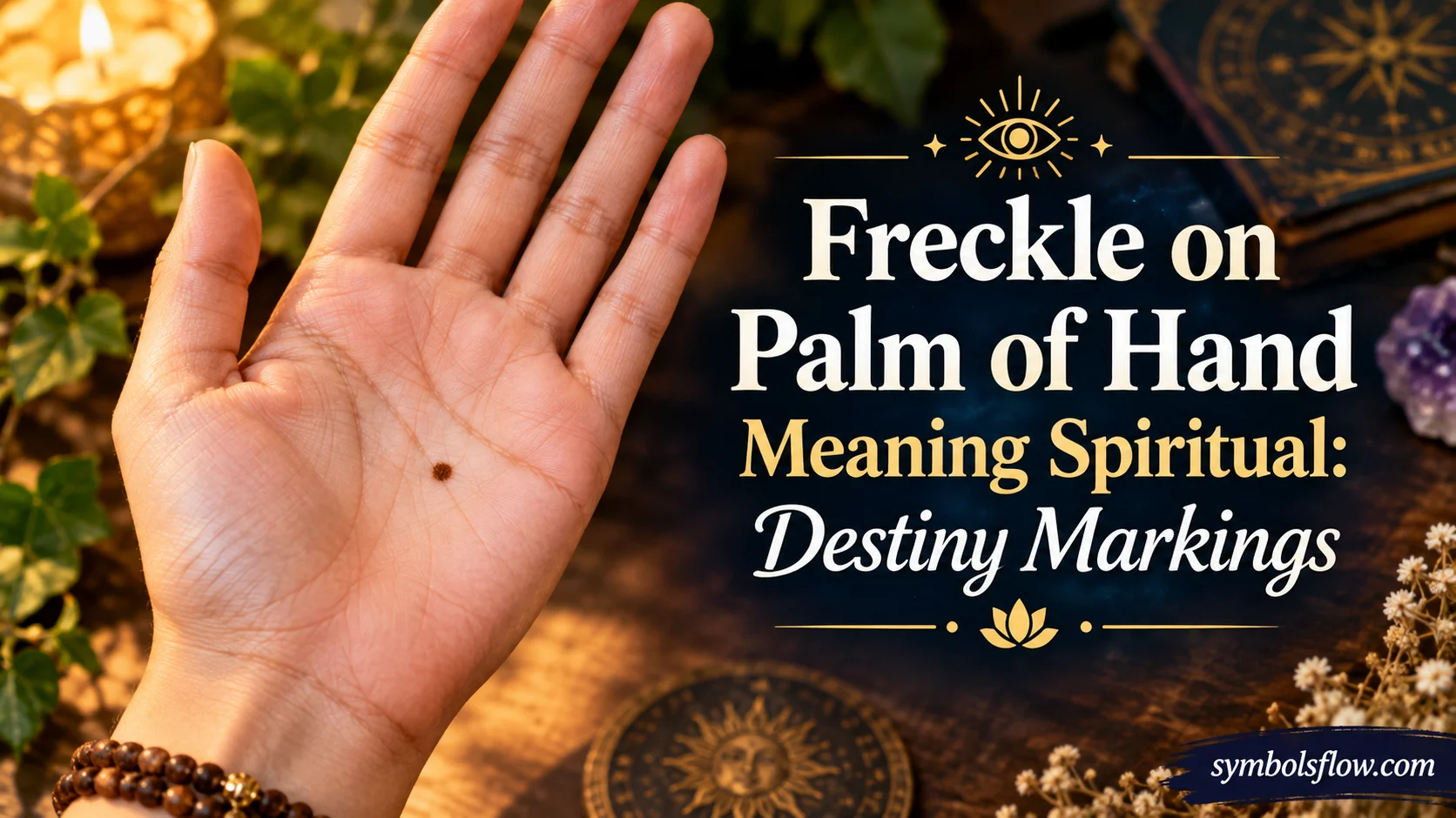 Freckle on Palm of Hand Meaning Spiritual