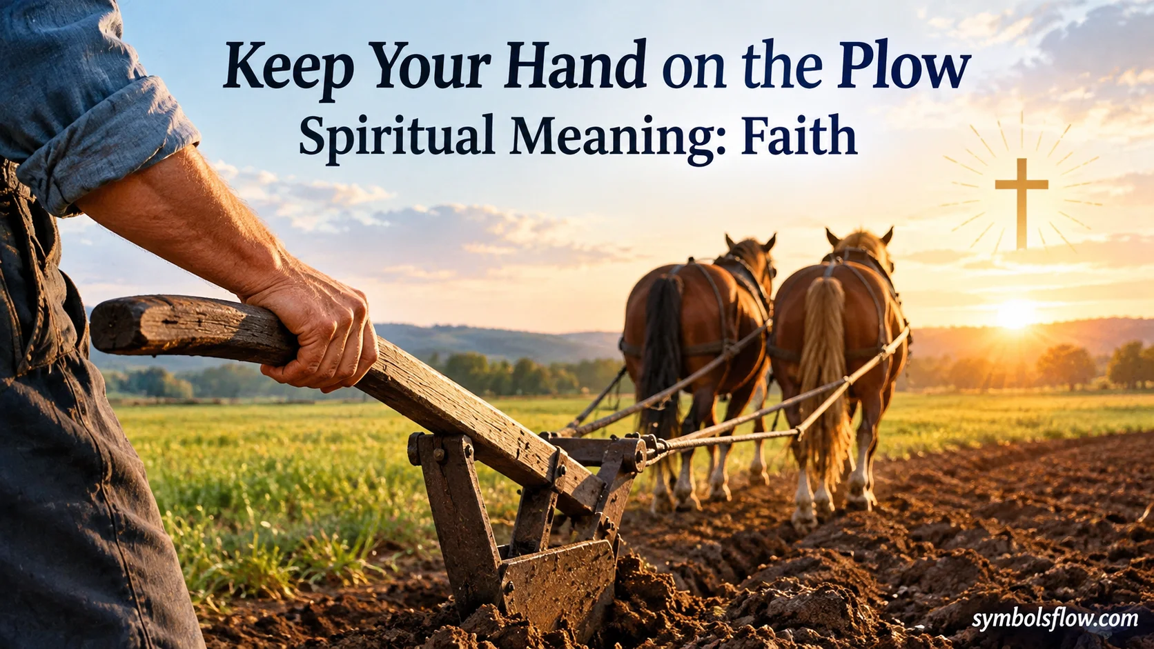 Keep Your Hand on the Plow Spiritual Meaning
