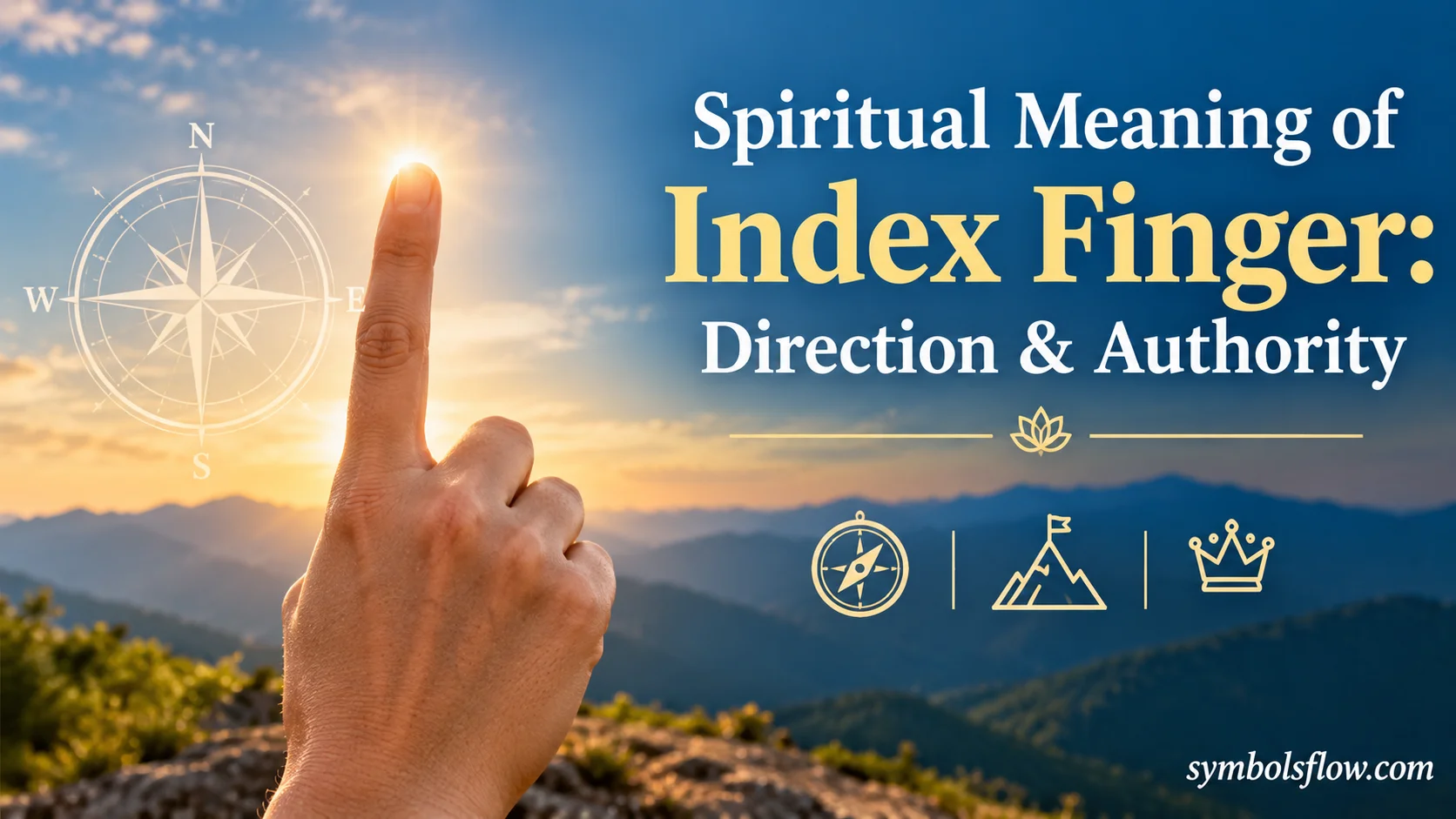 Spiritual Meaning of Index Finger: Direction & Authority